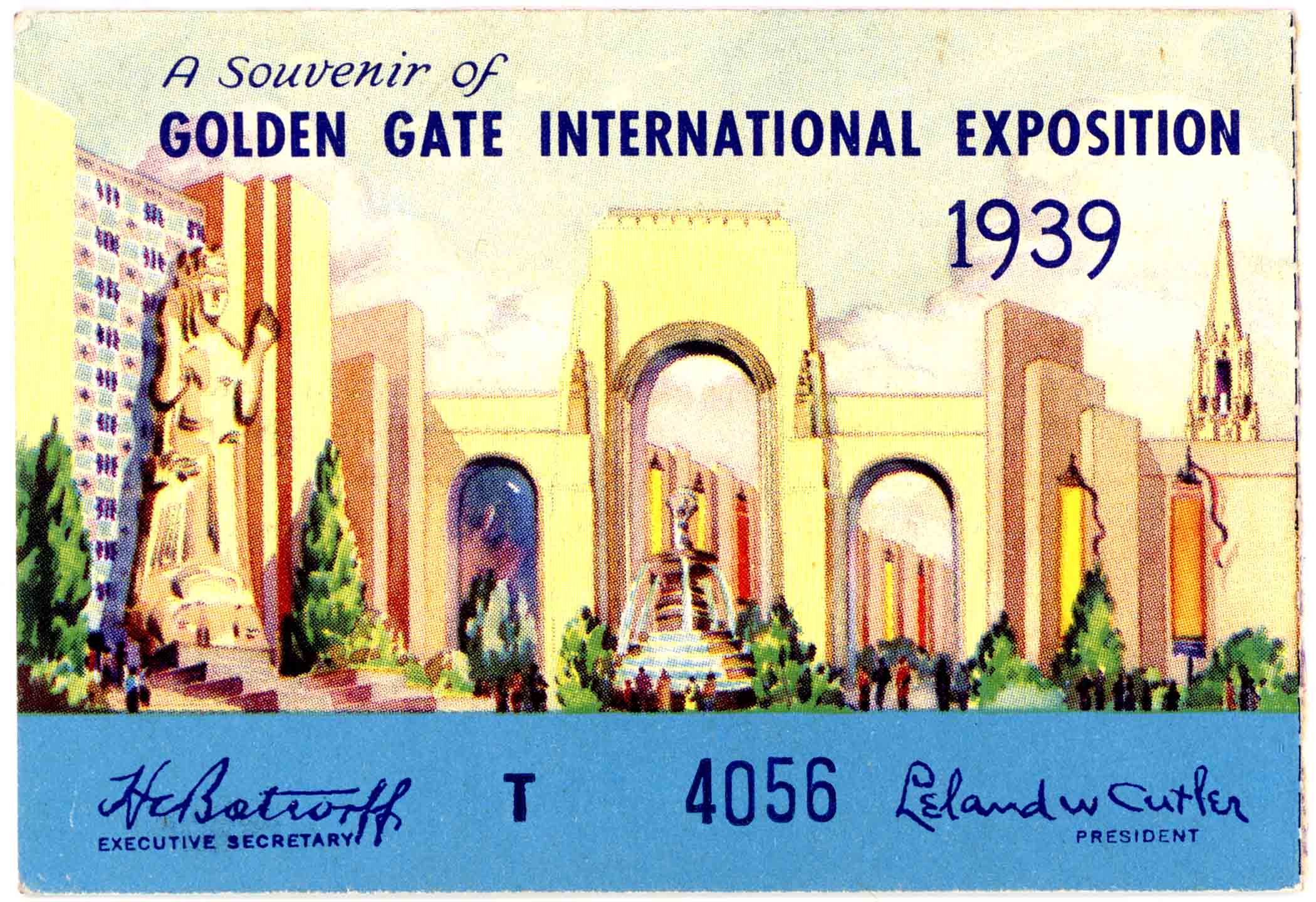 Souvenier Ticket Front