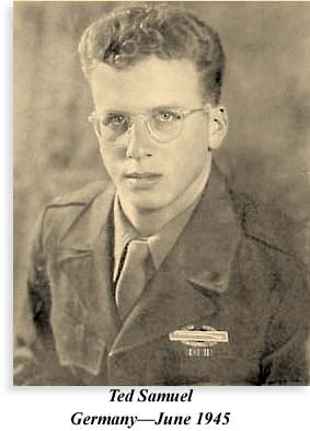 20-year-old Ted Samuel after the liberation of Mauthausen Nazi Death Camp -1945